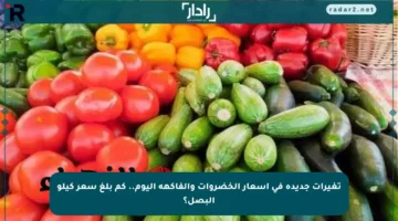 تغيرات جديدة في أسعار الخضروات والفاكهة اليوم.. كم بلغ سعر كيلو البصل؟
